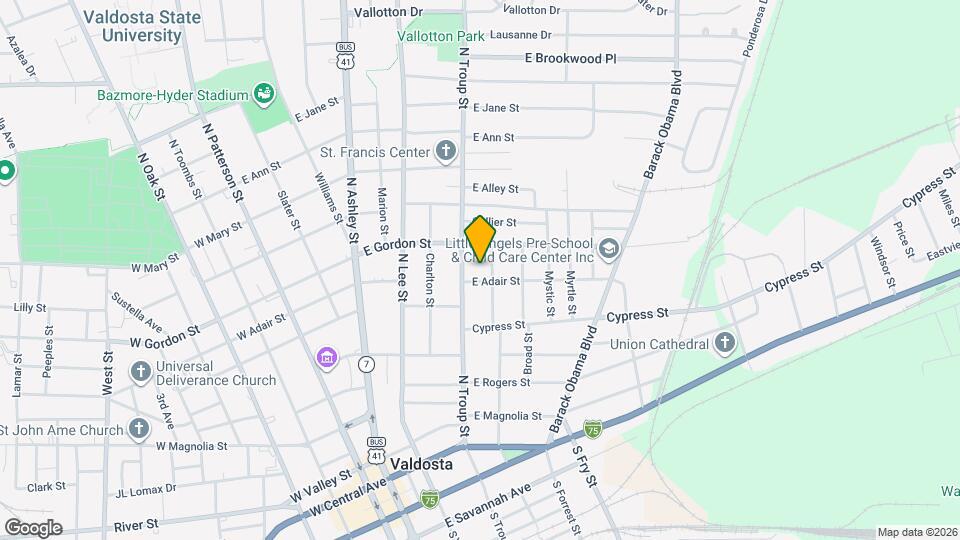 504 E Adair St Map and Location Details