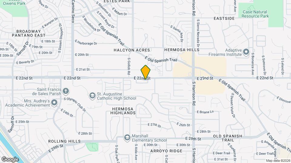 9209 E Calle María Map and Location Details