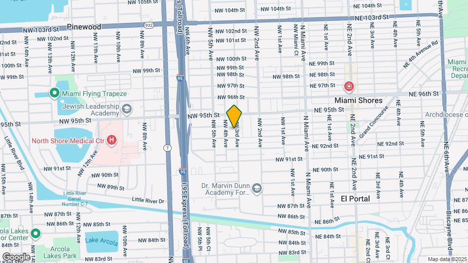 9312 NW 3rd Ave Mapa y Detalles de la Ubicación