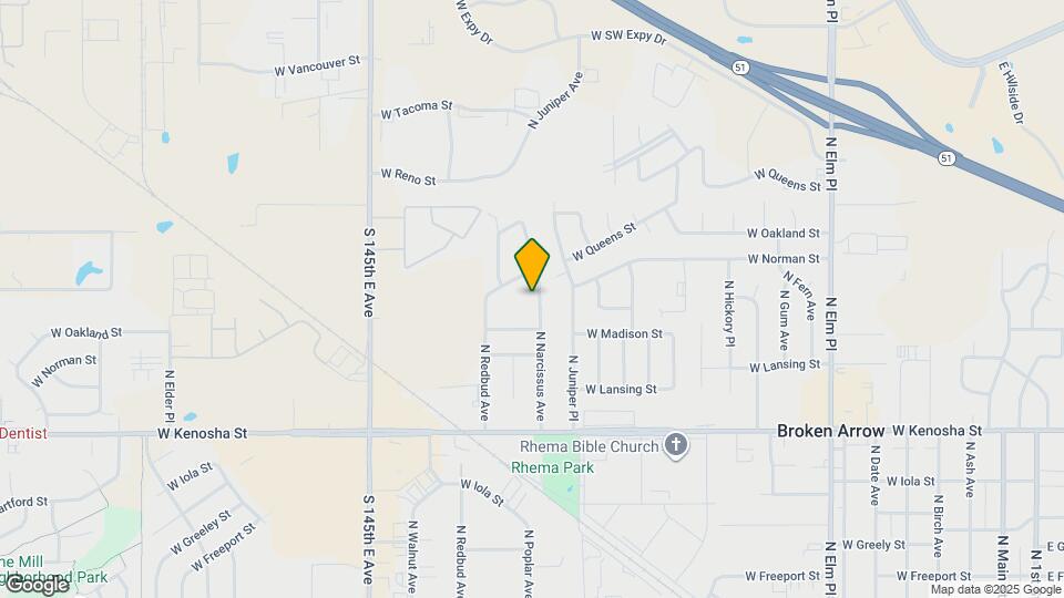 1304 N Narcissus Ave Map and Location Details