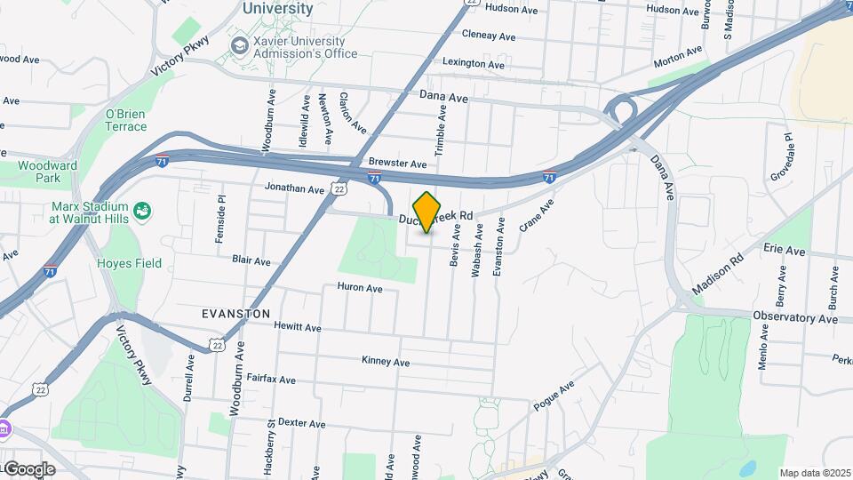 3455 Trimble Ave Map and Location Details