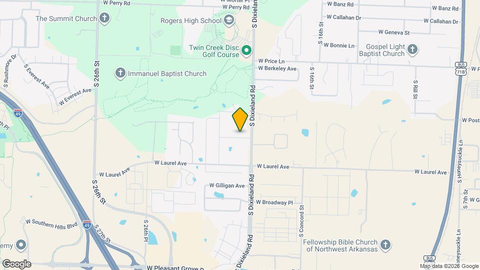 1809 W Saddlebrook Ln Map and Location Details