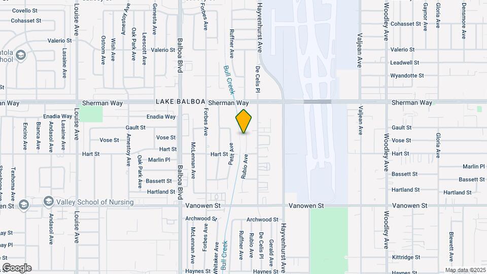 7039 Rubio Ave Map and Location Details