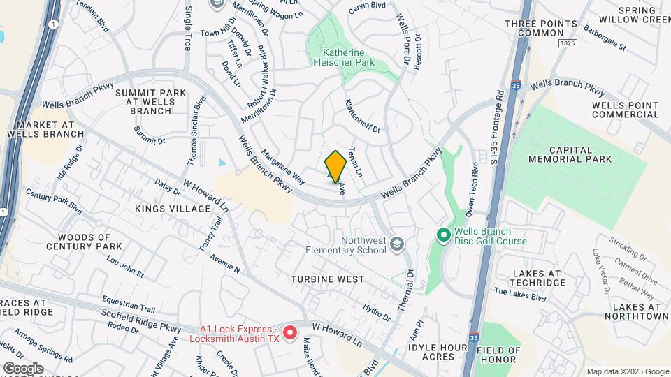 1902 Margalene Way Map and Location Details