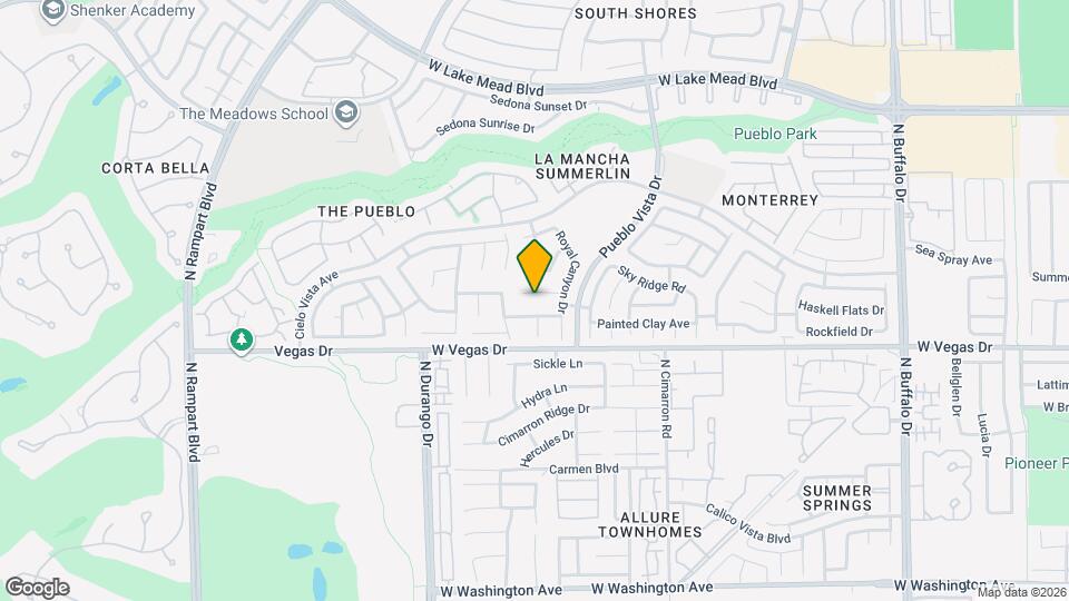 8233 Cactus Canyon Ct Map and Location Details
