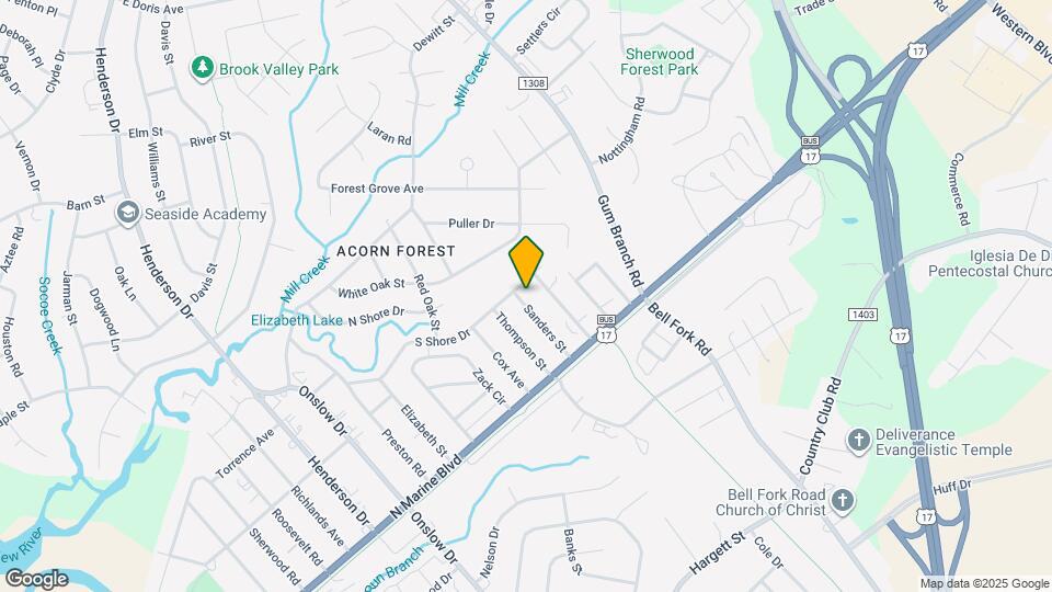 132 Sanders St Map and Location Details