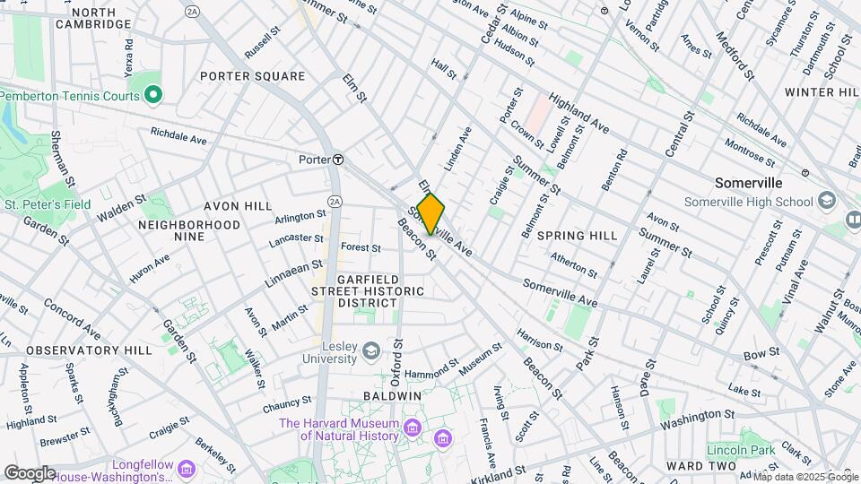341 Beacon St, Unit 2 Map and Location Details