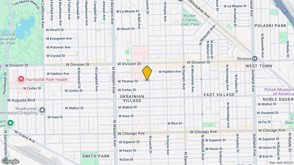 1054 N Leavitt St, Unit 1 Mapa y Detalles de la Ubicación
