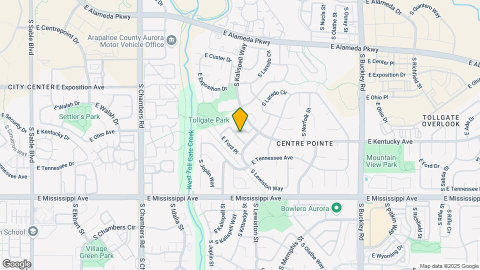 15917 E Kepner Dr Map and Location Details
