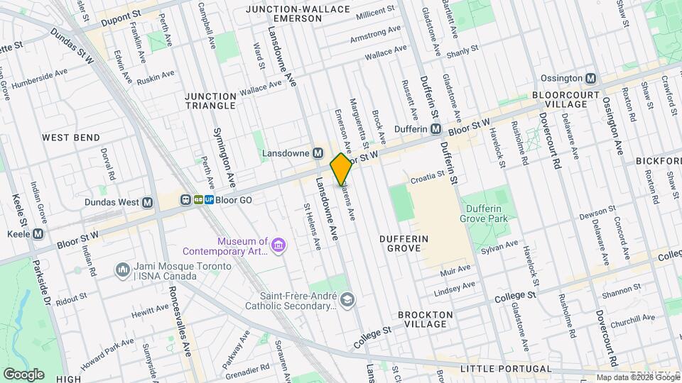 390 St Clarens Ave Map and Location Details