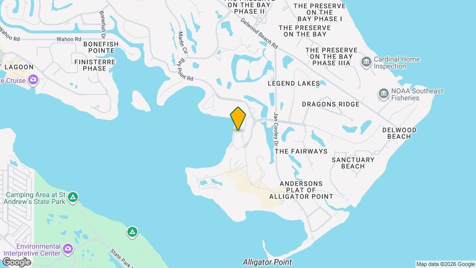 4726 Bay Point Rd Map and Location Details