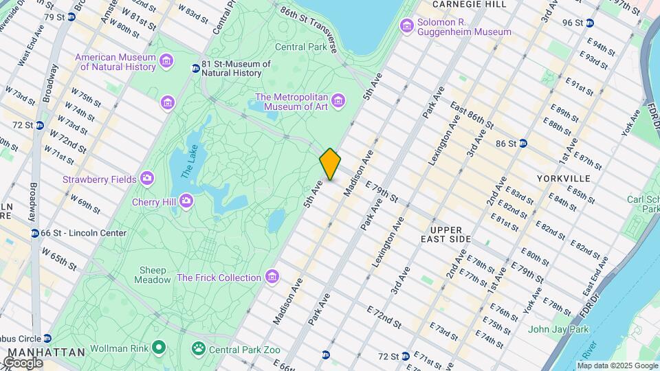 4 E 78th St Map and Location Details