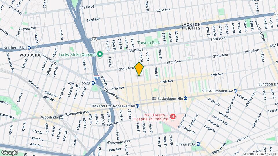 3535 75th St Map and Location Details