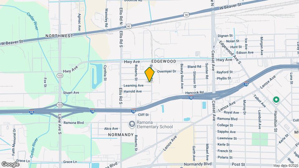 5405 Leaming Ave Map and Location Details