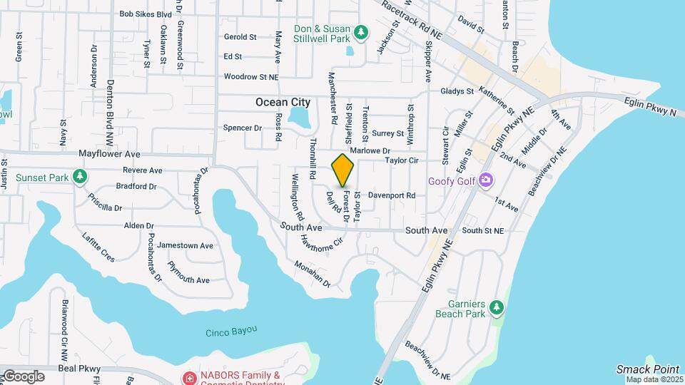 206 Forest Dr Map and Location Details