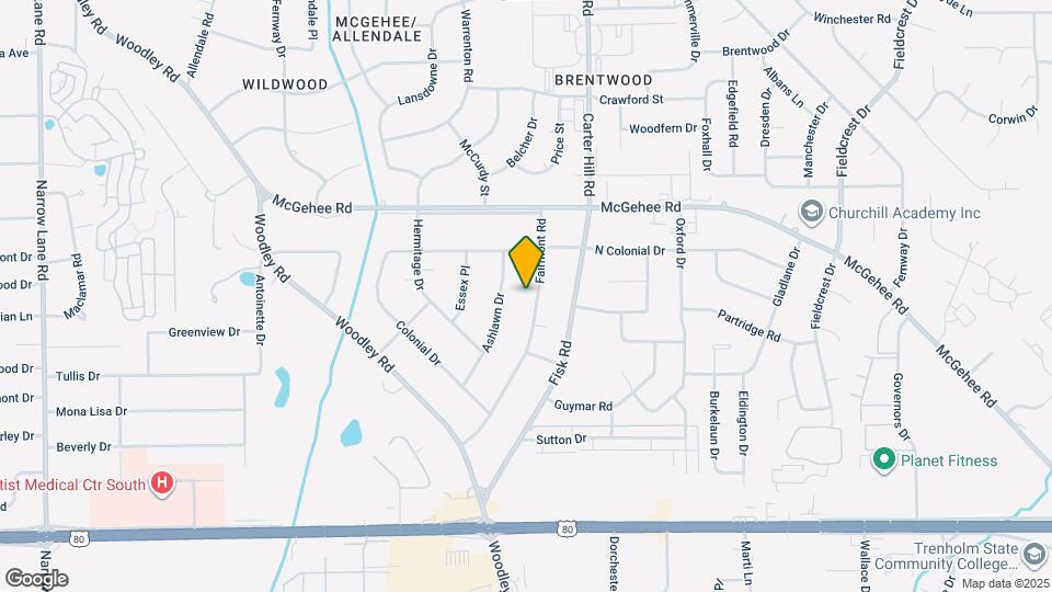 2634 Fairmont Rd Map and Location Details