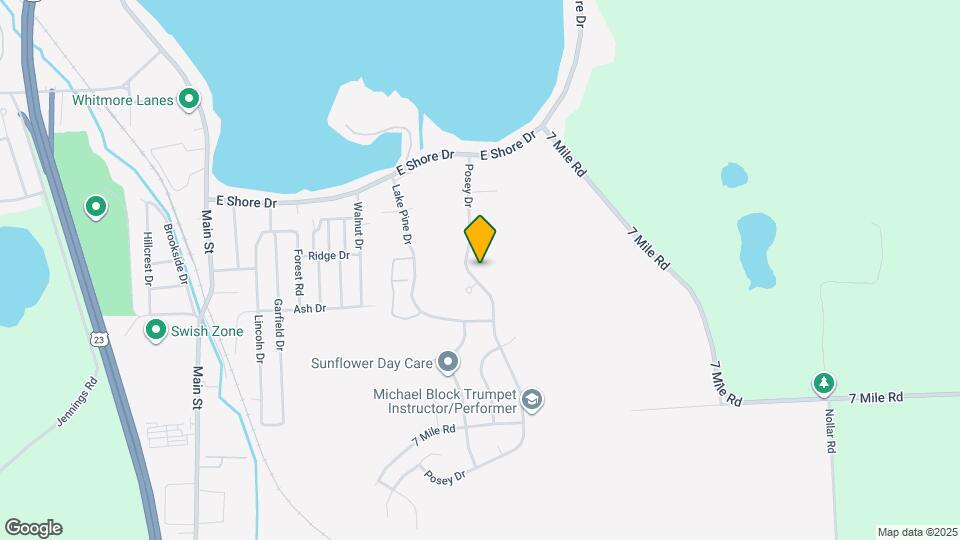 9092 Posey Dr Map and Location Details