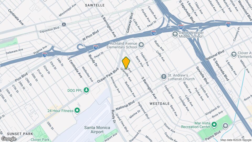 2654 Granville Ave Map and Location Details