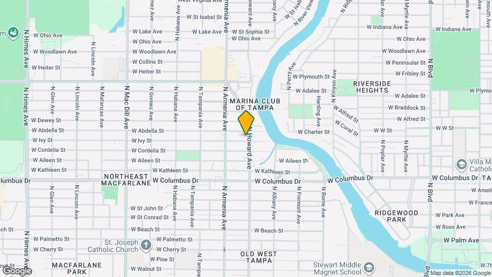 2303 W Ivy St Map and Location Details