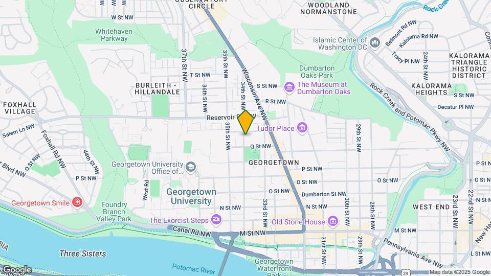 1627 34th St NW Map and Location Details