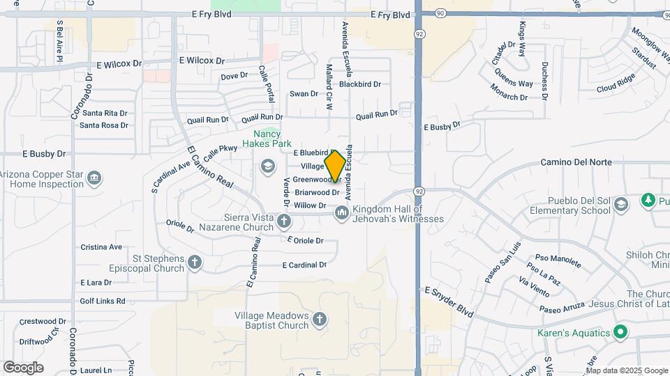 3547 Briarwood Dr Map and Location Details