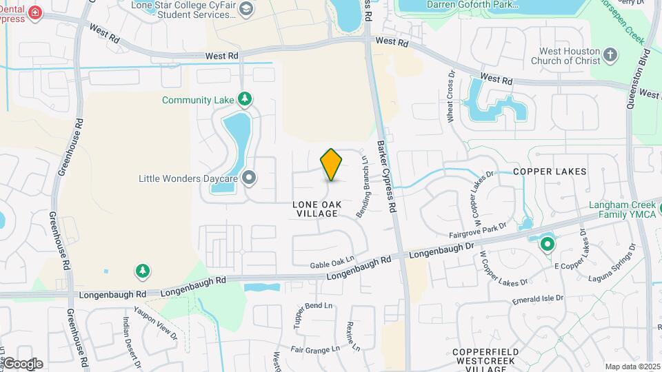 18027 Oak Orchard Lane Map and Location Details