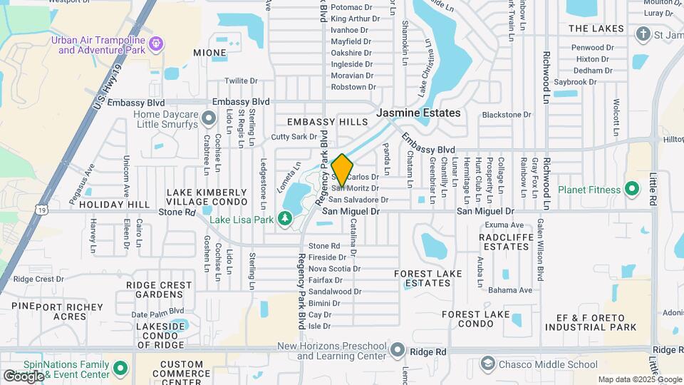 7226 San Moritz Dr Map and Location Details