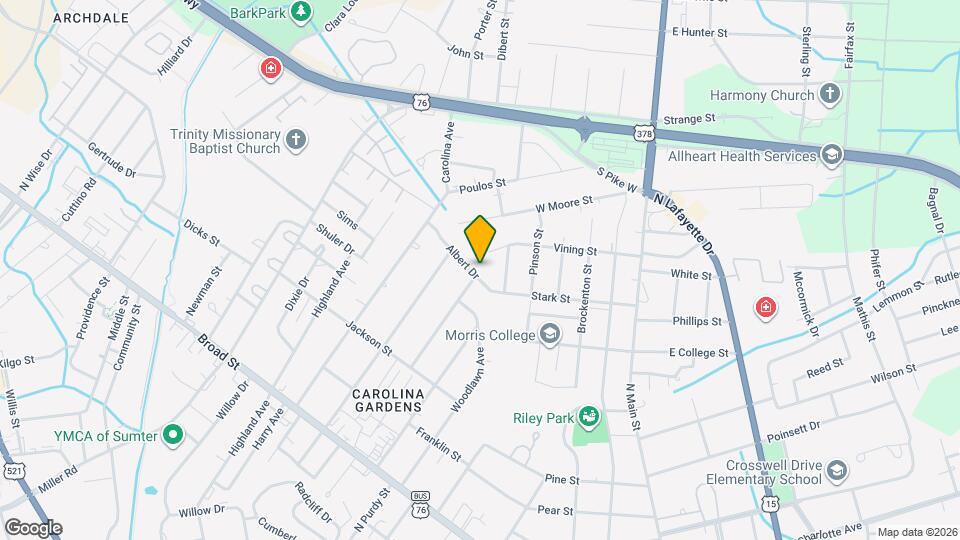 401 Albert Dr Map and Location Details