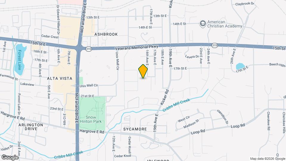 1505 18th E St Map and Location Details