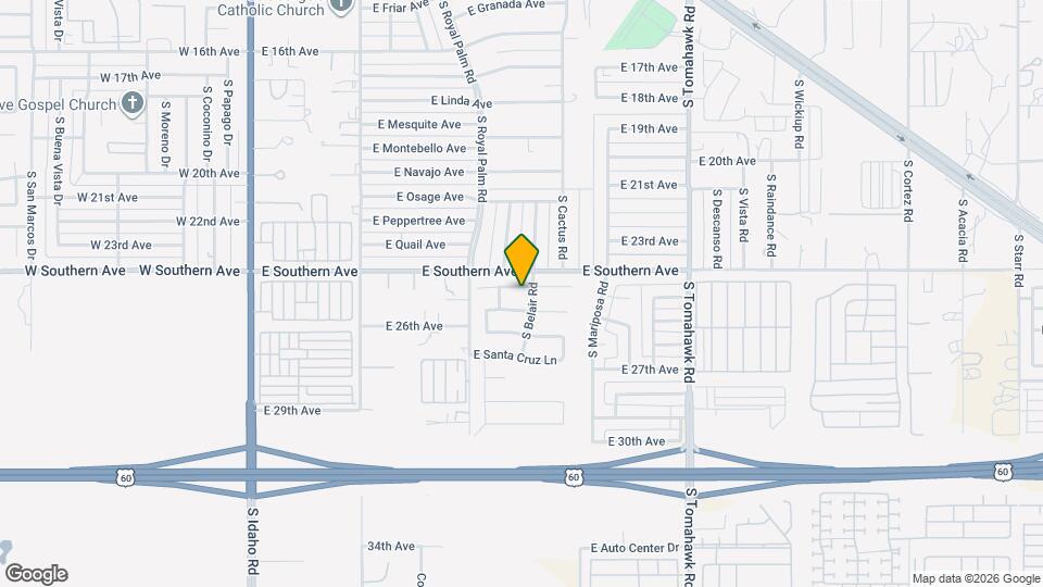 973 E Yuma Ave Map and Location Details