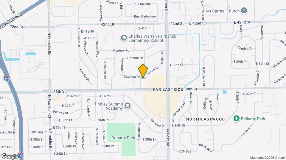 3829 Biscayne Rd Map and Location Details