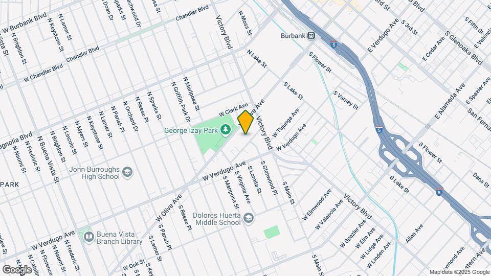 1007 W Angeleno Ave Mapa y Detalles de la Ubicación
