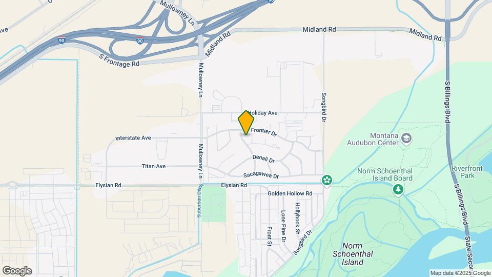 1423 Chesapeake Ln Map and Location Details