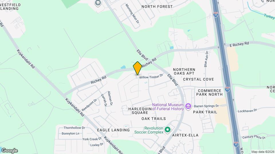 15202 Pecan Lndg Dr Map and Location Details