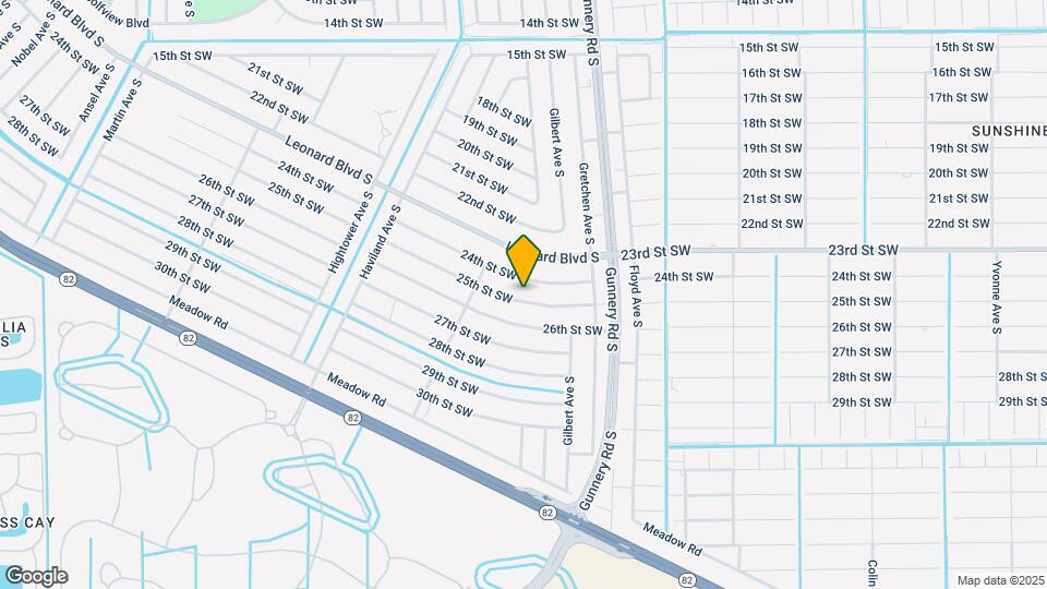 4436-4438 25th St SW Map and Location Details