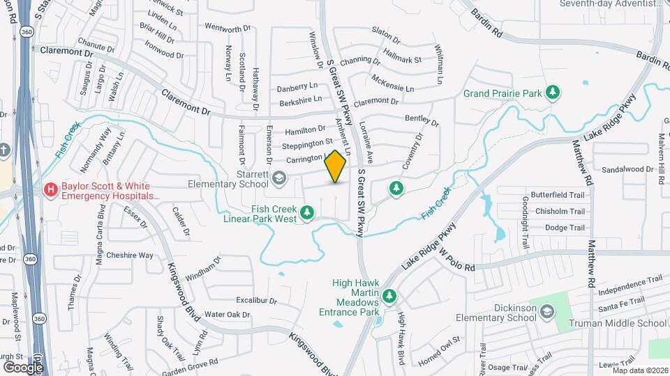 2613 Remmington Dr Mapa y Detalles de la Ubicación