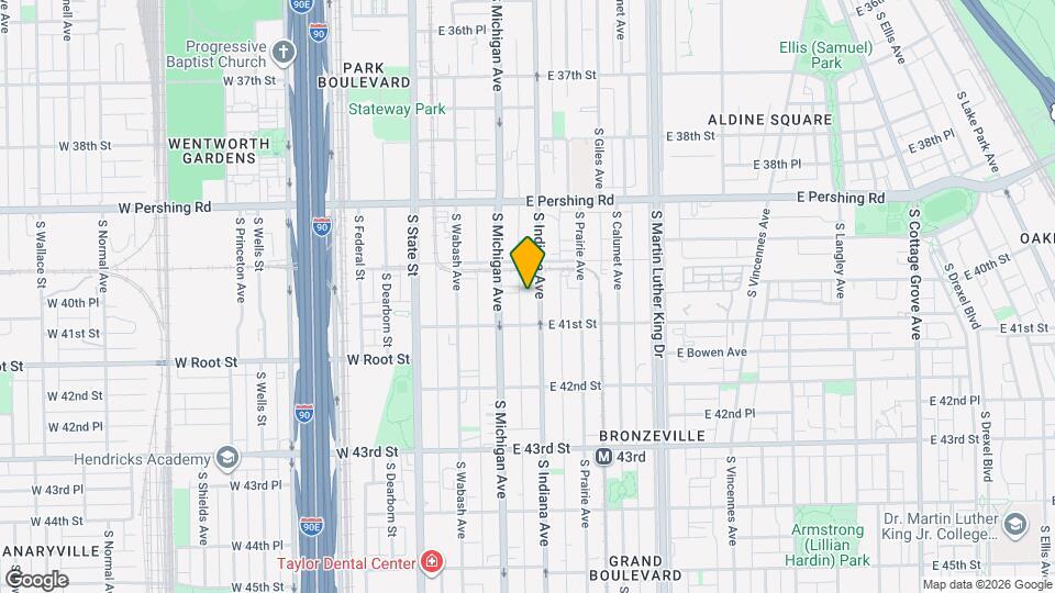 4030 S Indiana Ave Map and Location Details