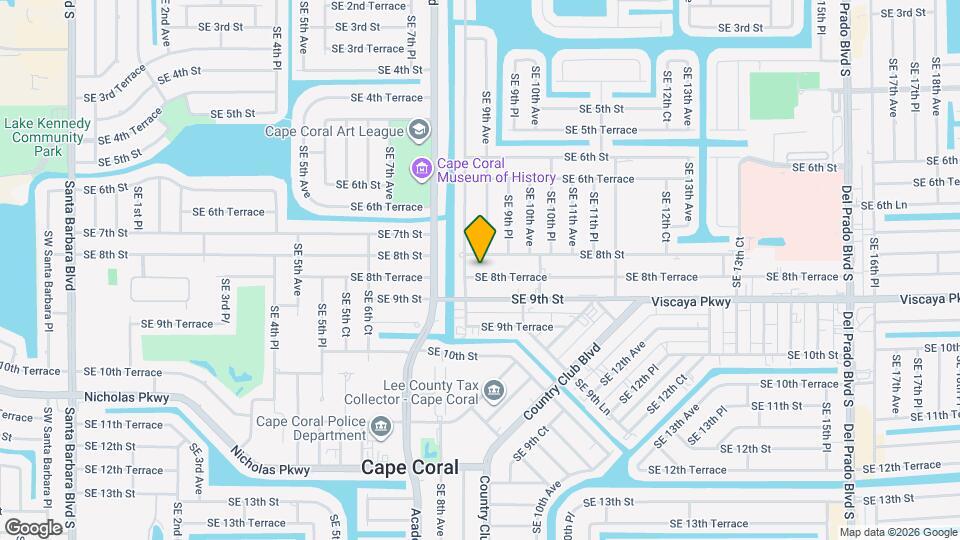 841 SE 8th Terrace Map and Location Details