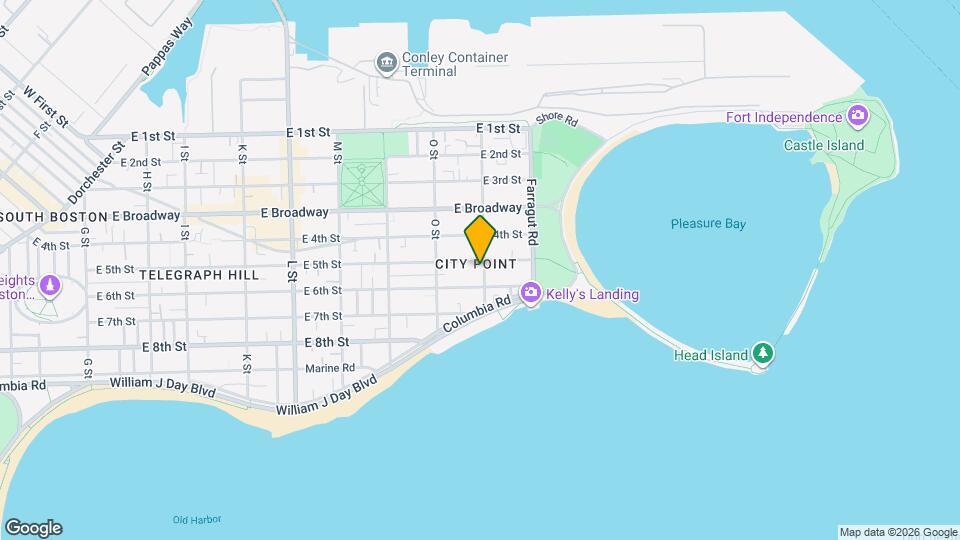 127 P St, Unit 2T Map and Location Details