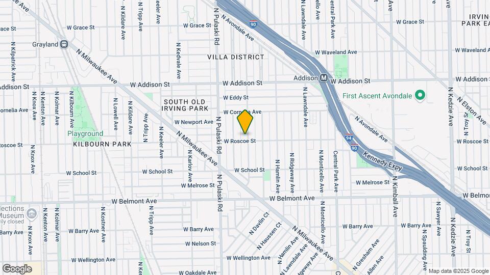 3408 N Springfield Ave Map and Location Details
