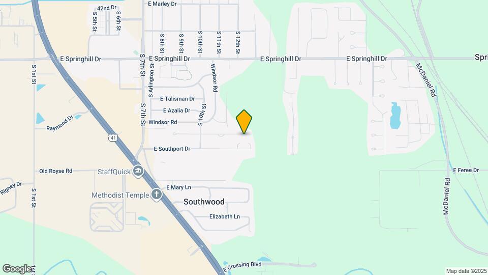 1231 E Dawn Dr Map and Location Details