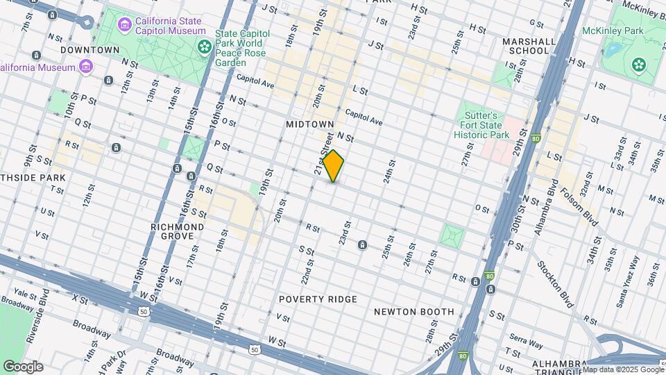 2130 P St Map and Location Details