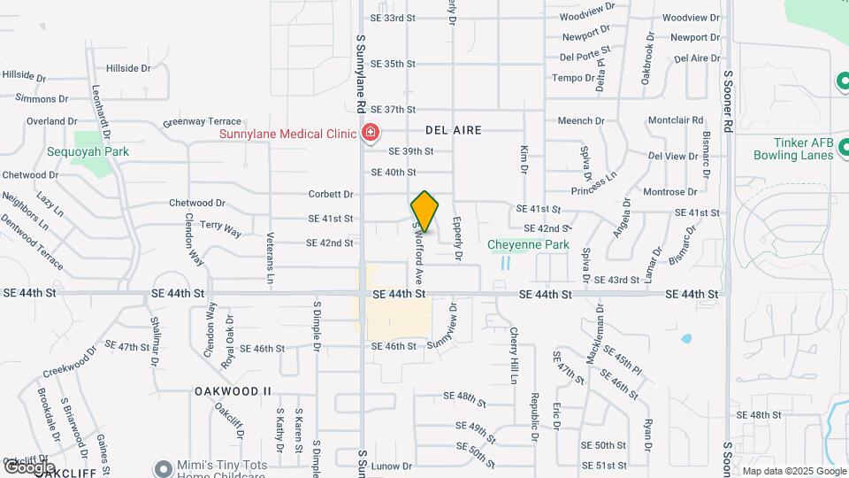 4316 S Wofford Ave Map and Location Details