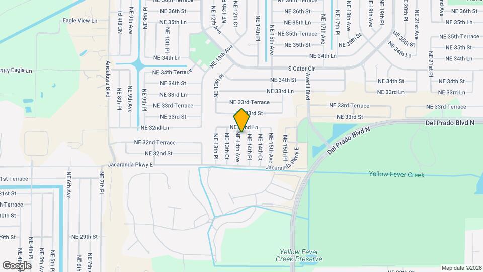 3223 NE 14th Ave Map and Location Details