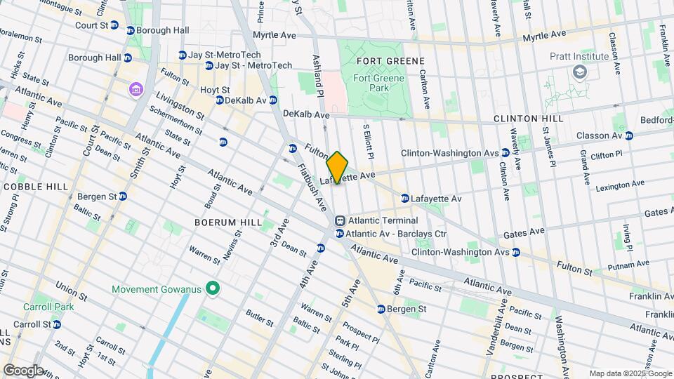651 Fulton St Map and Location Details