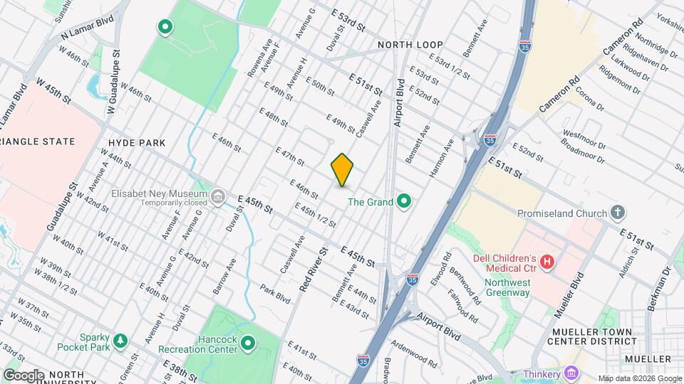 807 E 47th St Map and Location Details