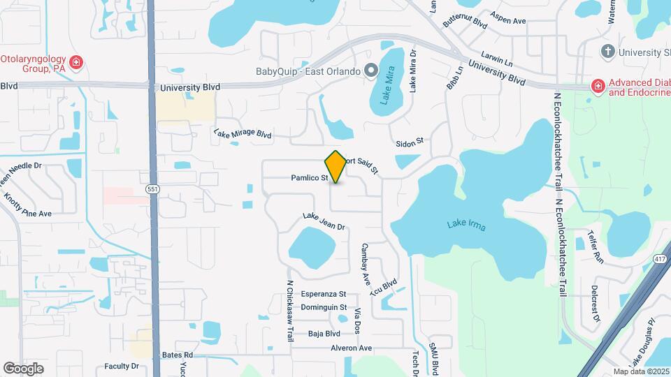 8255 Pamlico St Map and Location Details