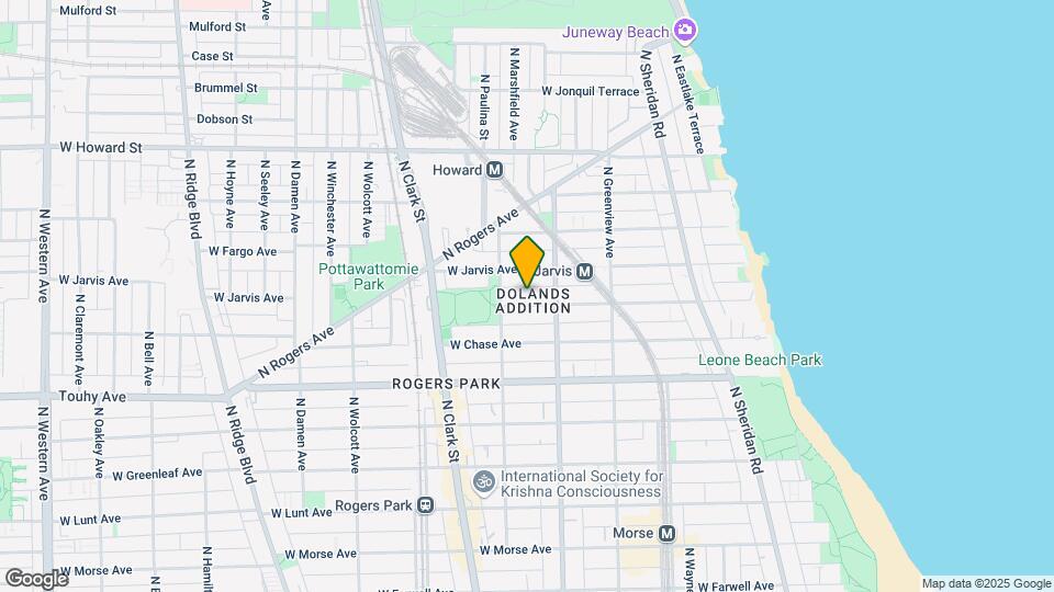 1628 W Sherwin Ave Map and Location Details