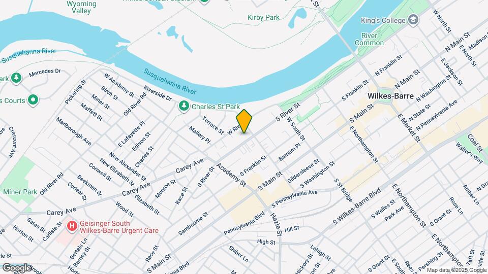 317 S River St Map and Location Details