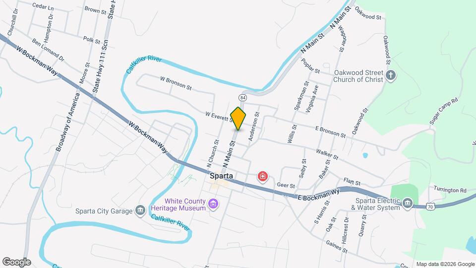 124 N Main St Map and Location Details